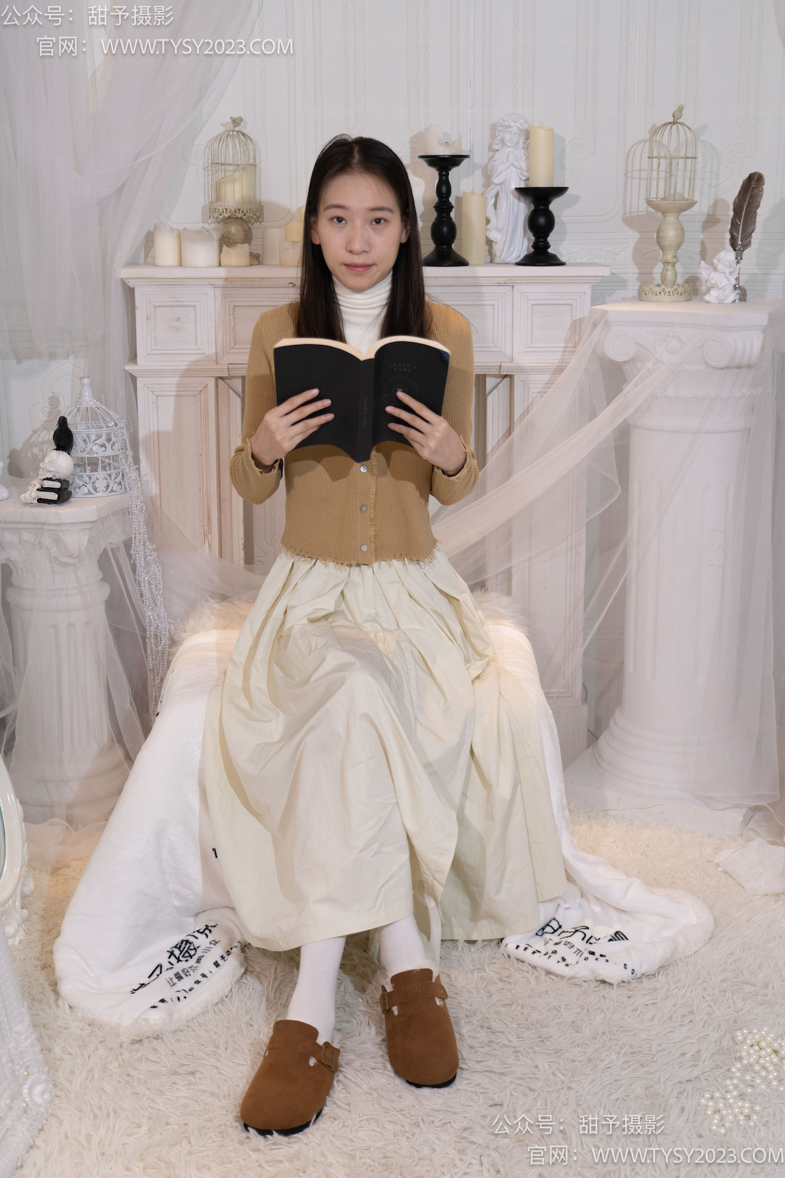 图片[2]-甜予摄影013期：帆帆-平底鞋、白棉袜、裸足-觅颜社