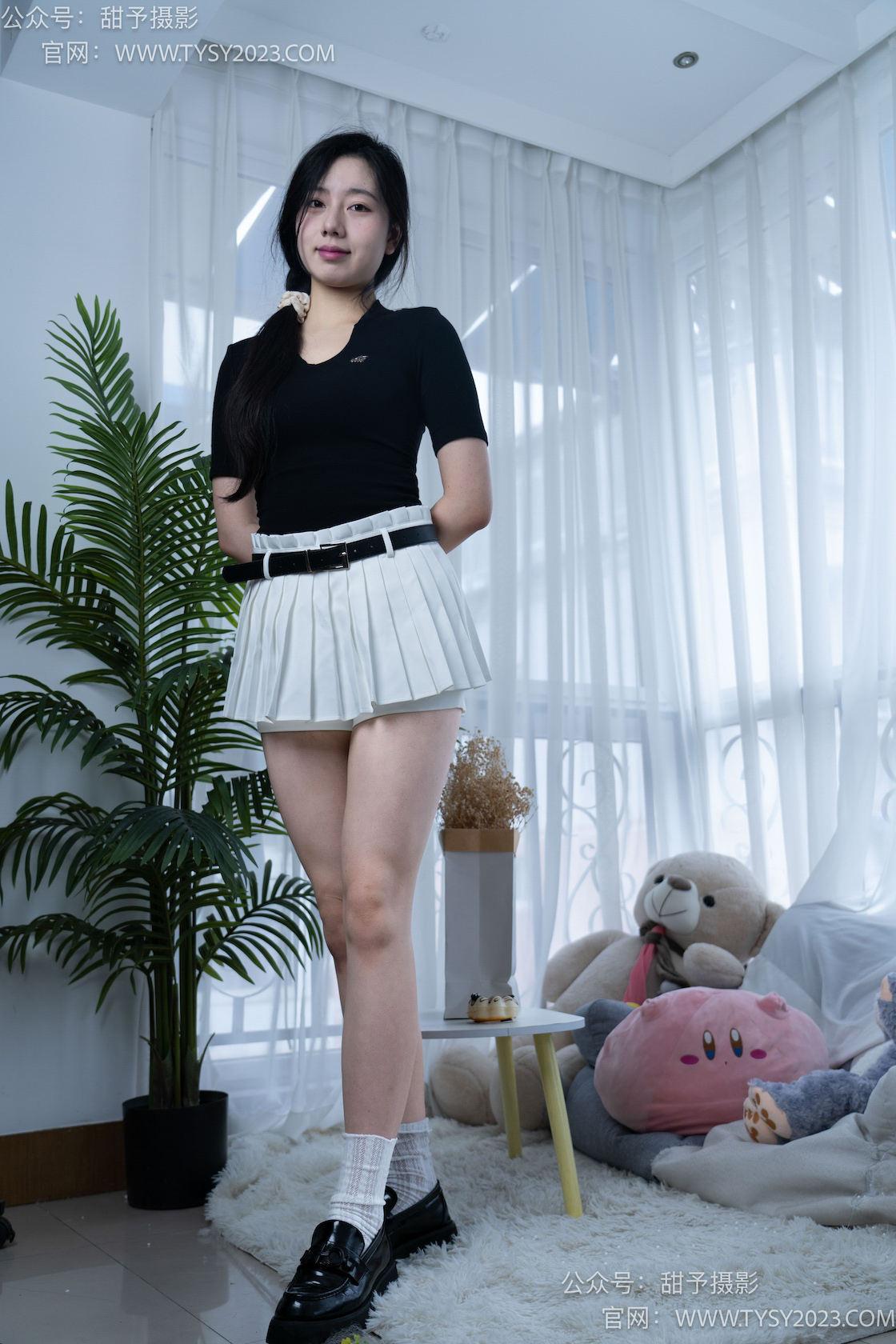 图片[3]-甜予摄影012期：鱼鱼-皮鞋、穿脏镂空白棉袜、裸足-觅颜社