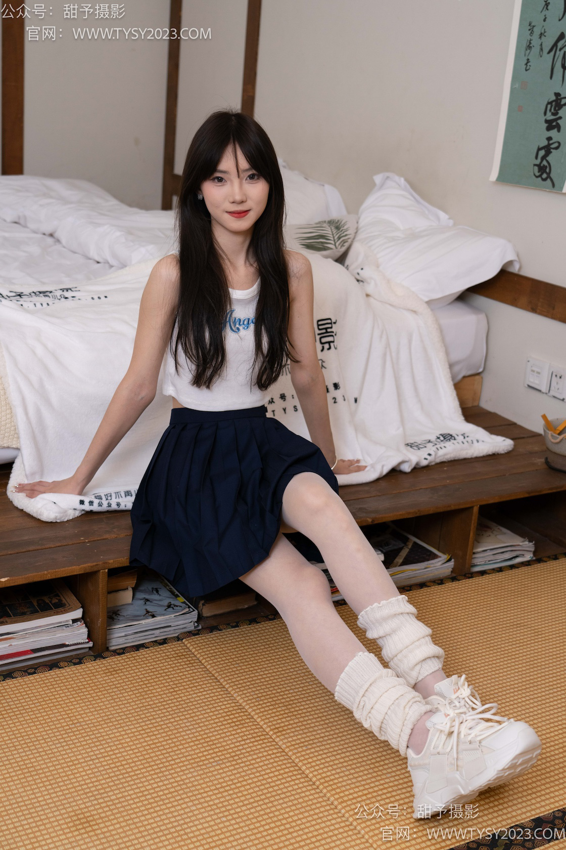 图片[3]-甜予摄影018期：璇璇-运动鞋、白丝（脚尖加固款）-觅颜社
