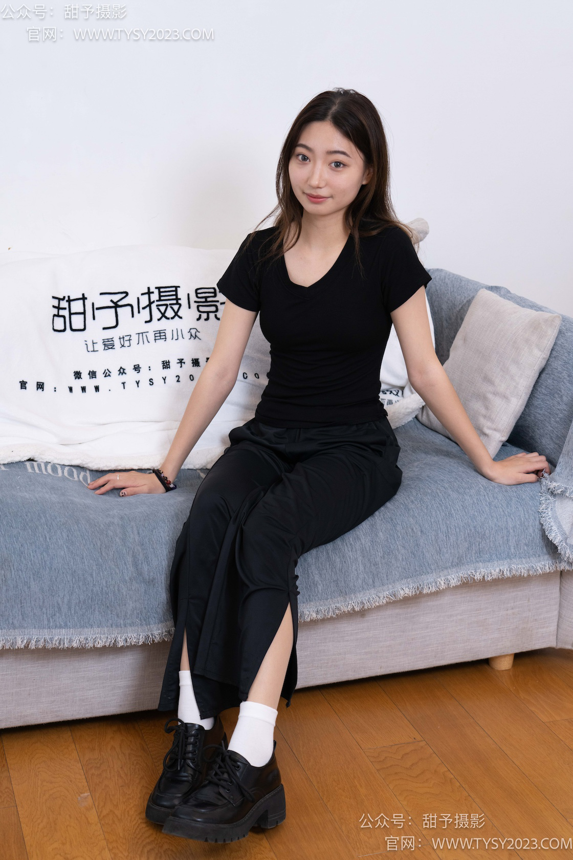 图片[4]-甜予摄影054期：雪梨-皮鞋、白棉袜、肉丝（脚尖加固款）-觅颜社