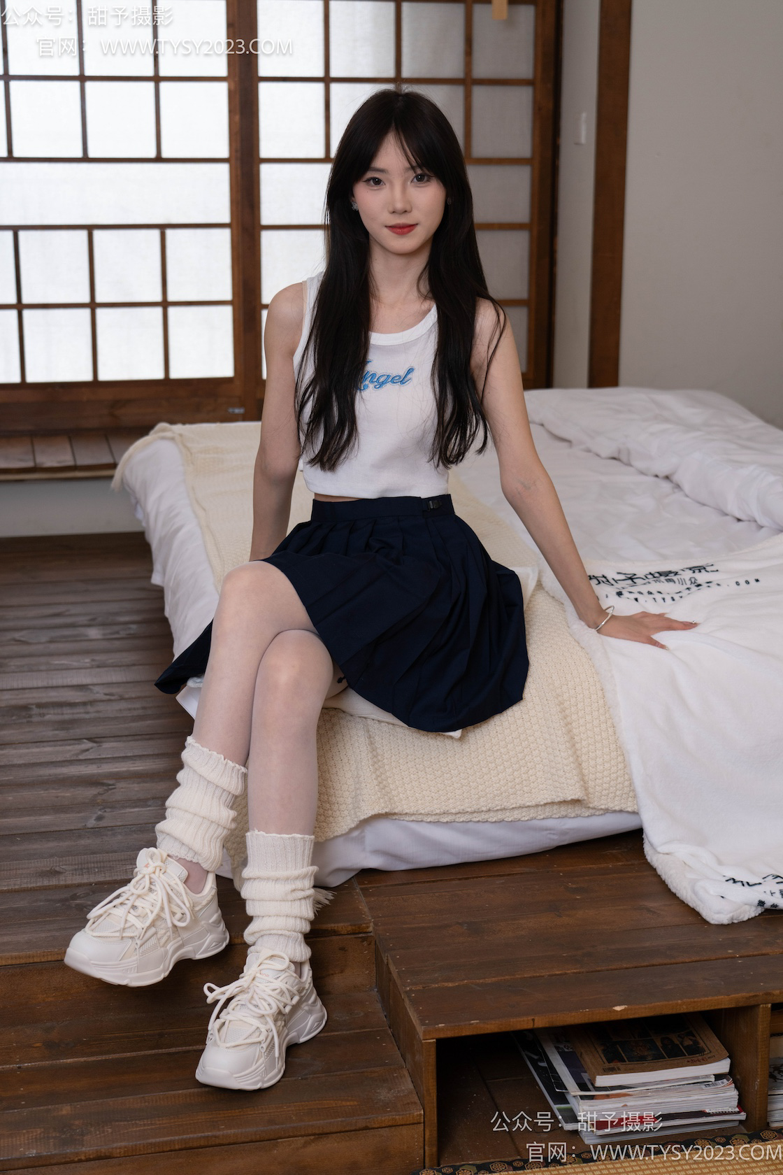 图片[4]-甜予摄影018期：璇璇-运动鞋、白丝（脚尖加固款）-觅颜社