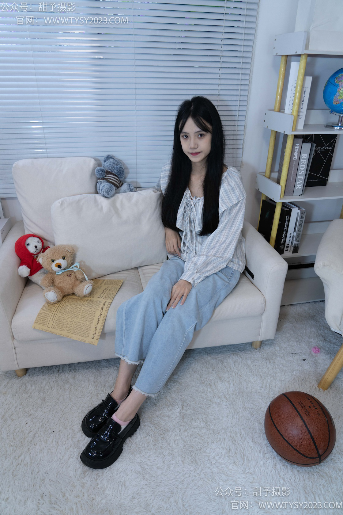 图片[4]-甜予摄影028期：胡桃-皮鞋、白棉袜、裸足-觅颜社