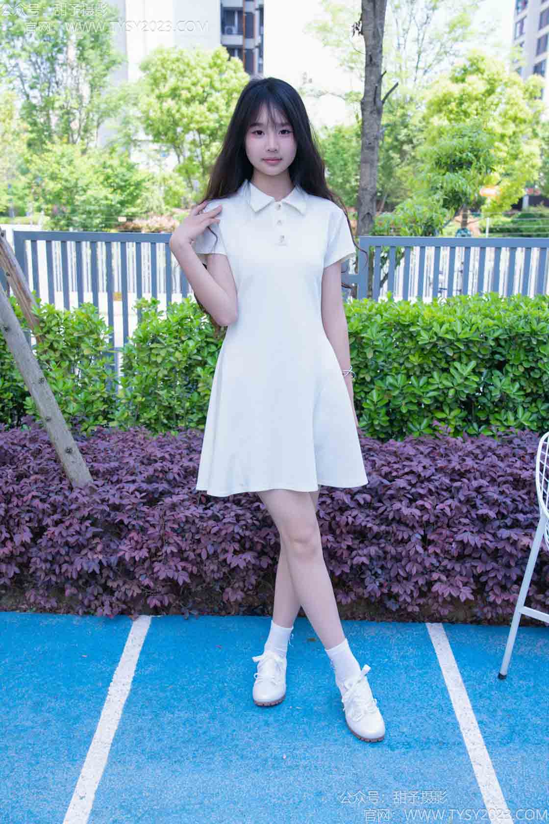 图片[2]-甜予摄影199期：小橙子-板鞋、白棉袜、裸足-觅颜社