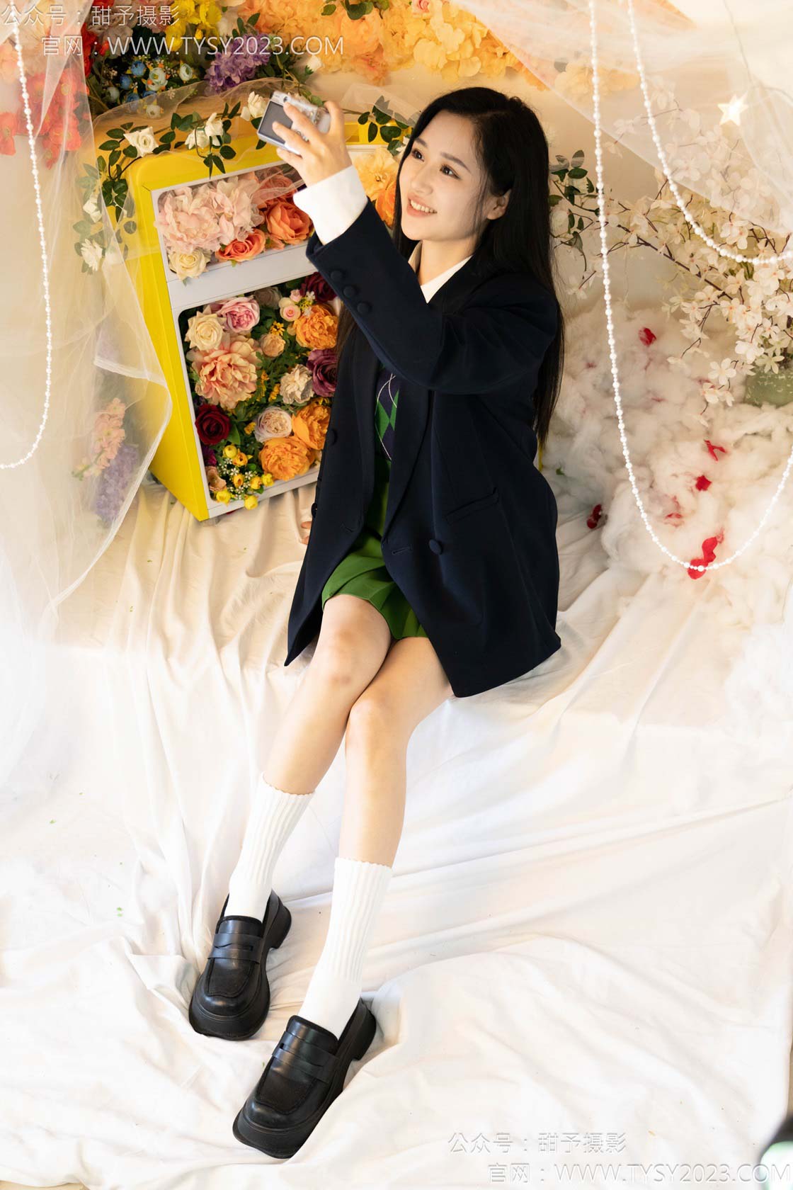 图片[2]-甜予摄影139期：澜澜-皮鞋、白棉袜、裸足-觅颜社