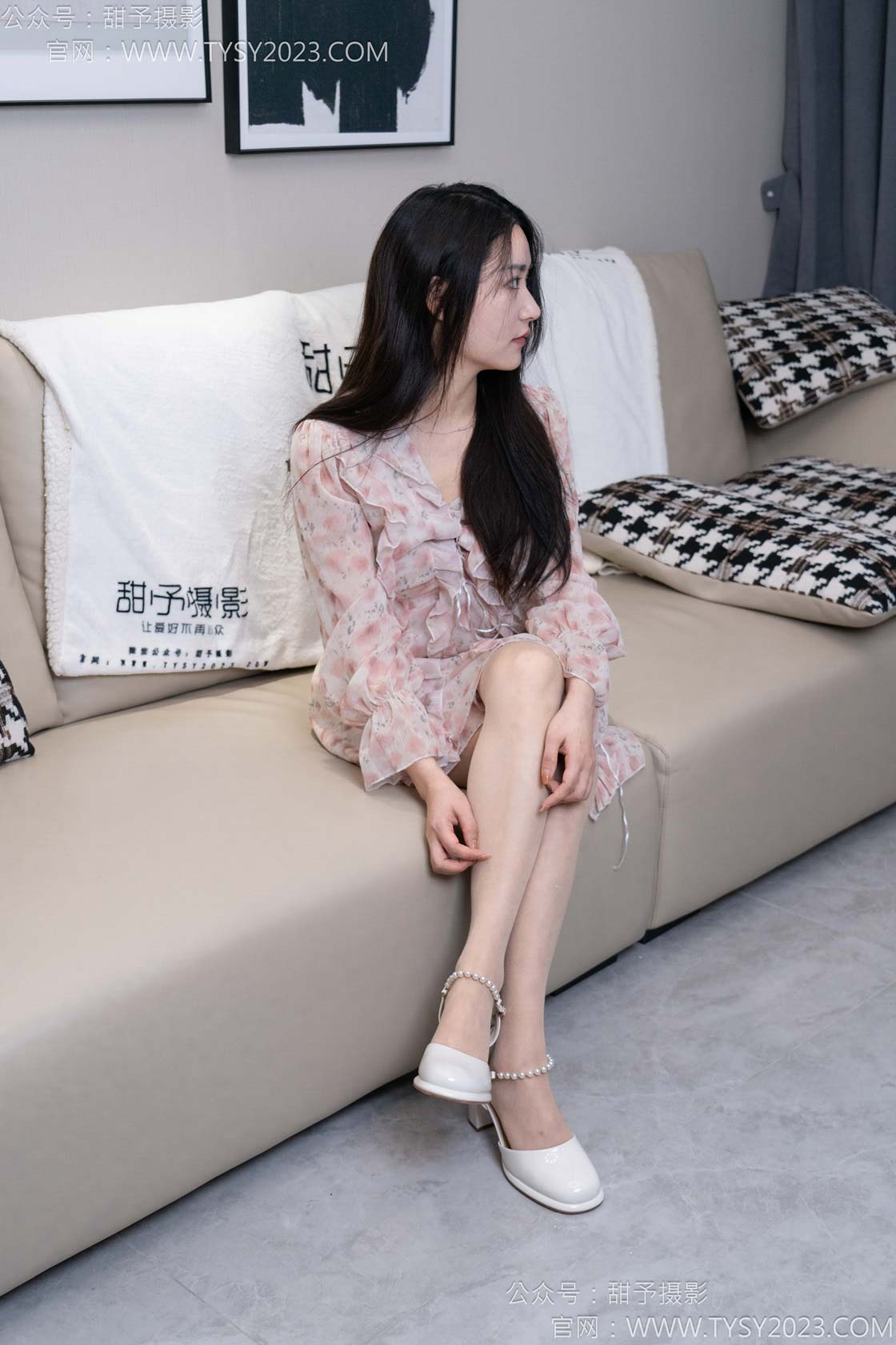 图片[2]-甜予摄影144期：澜澜-高跟鞋、薄肉丝（脚尖加固）-觅颜社