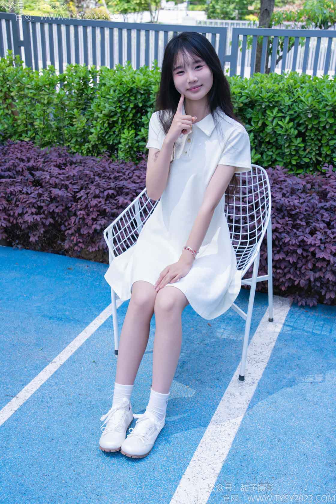 图片[3]-甜予摄影199期：小橙子-板鞋、白棉袜、裸足-觅颜社