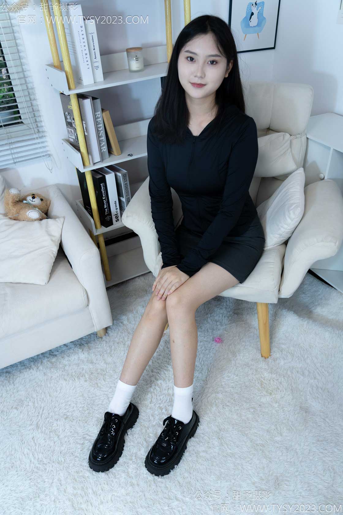 图片[3]-甜予摄影118期：土豆-皮鞋、白棉袜、裸足-觅颜社