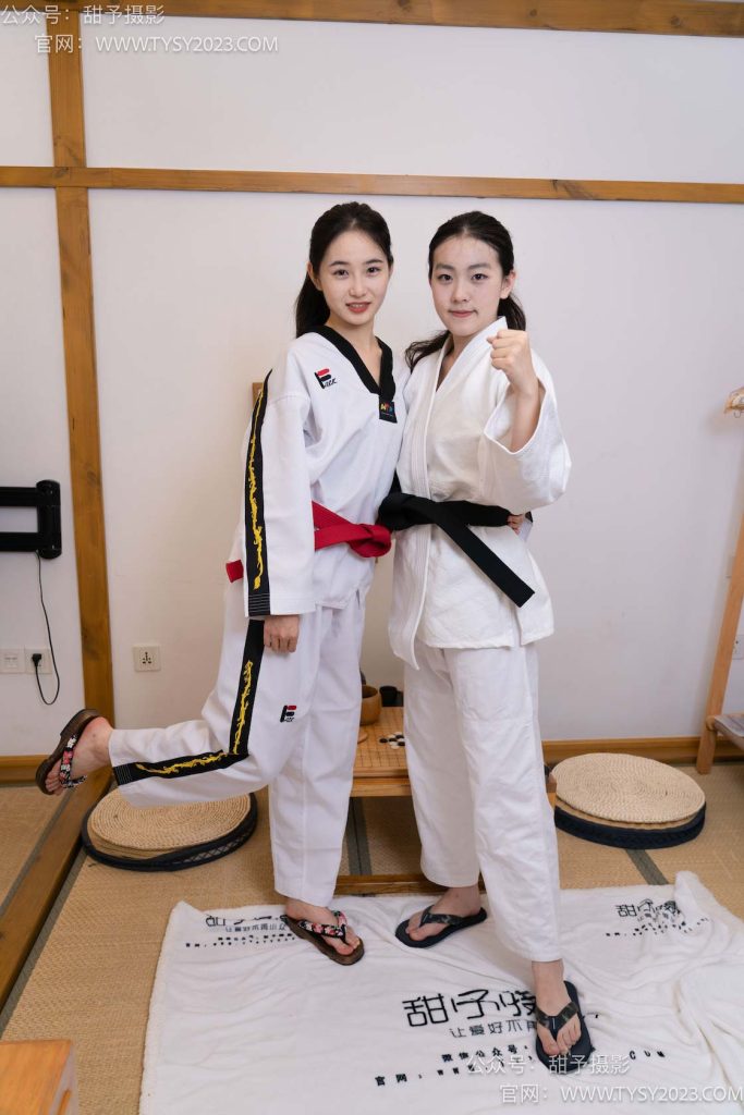 图片[3]-甜予摄影088期：思思小云-跆拳道服、人字拖、裸足-觅颜社