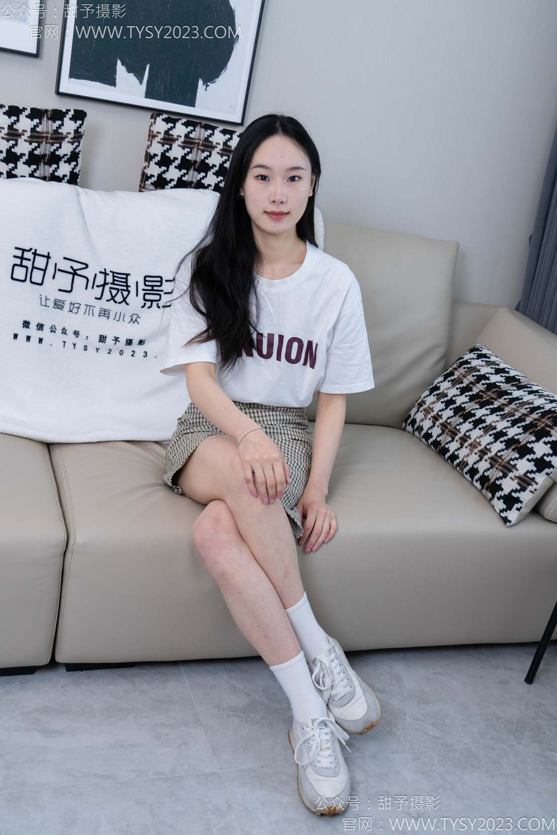 图片[3]-甜予摄影167期：小容-板鞋、白棉袜、裸足-觅颜社