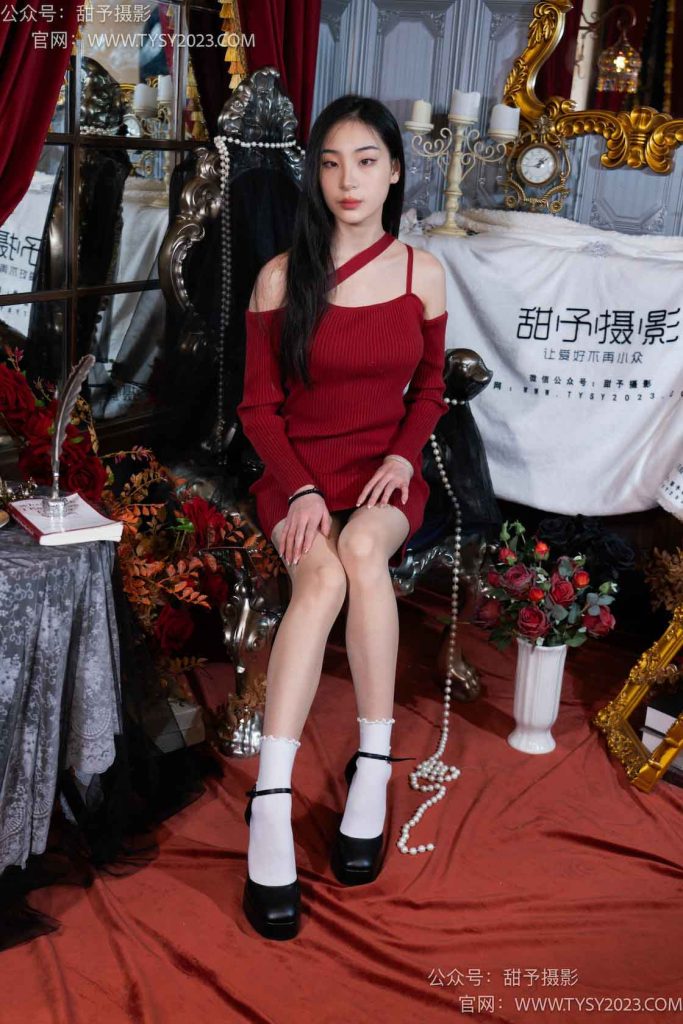 图片[3]-甜予摄影090期：小狸-高跟鞋、白棉袜、肉丝（脚尖加固款）-觅颜社