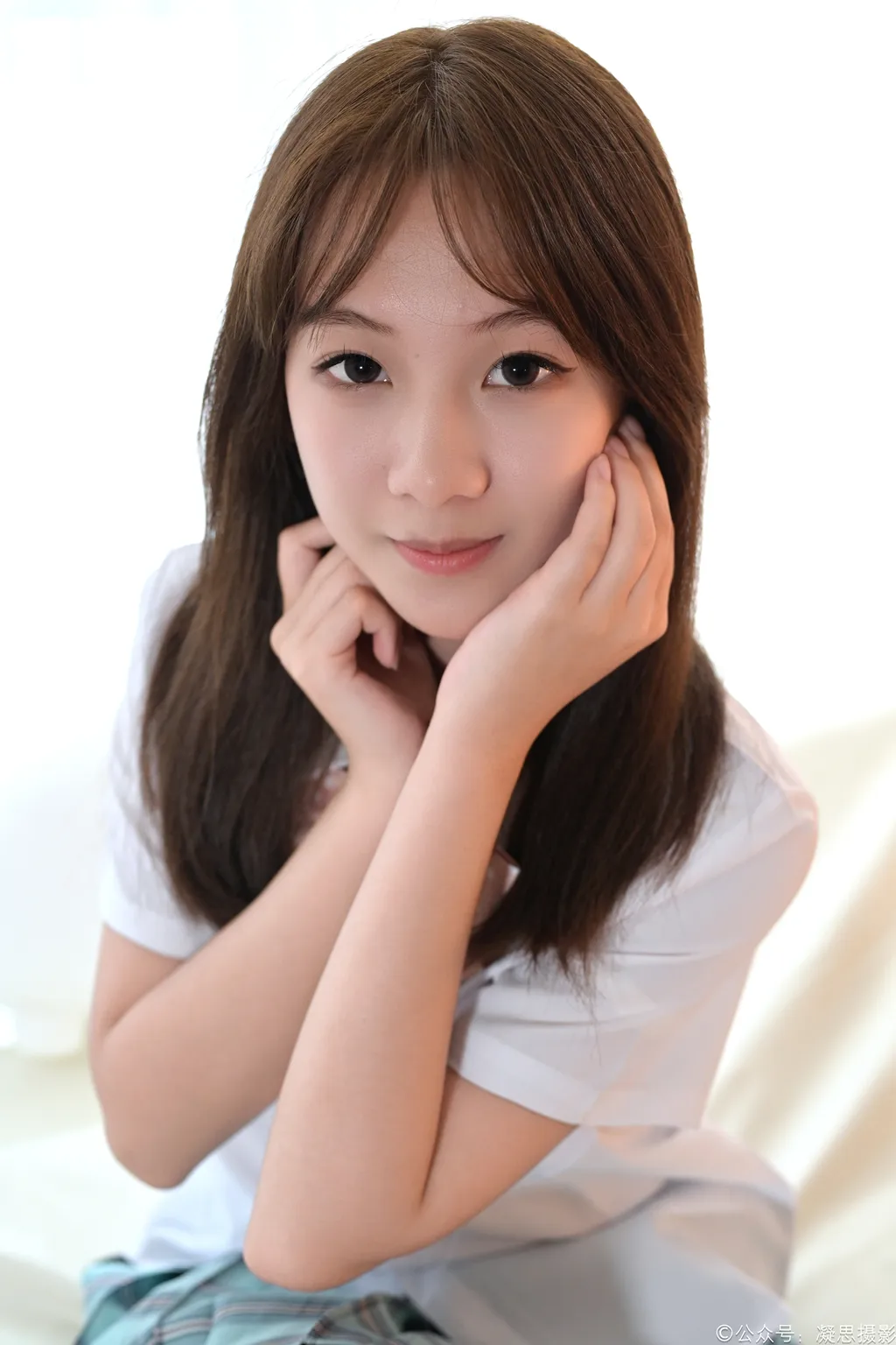 图片[3]-凝思摄影 NO.017 铃铃 (JK制服、短白袜、小皮鞋) [167P1V 4.53GB]-觅颜社