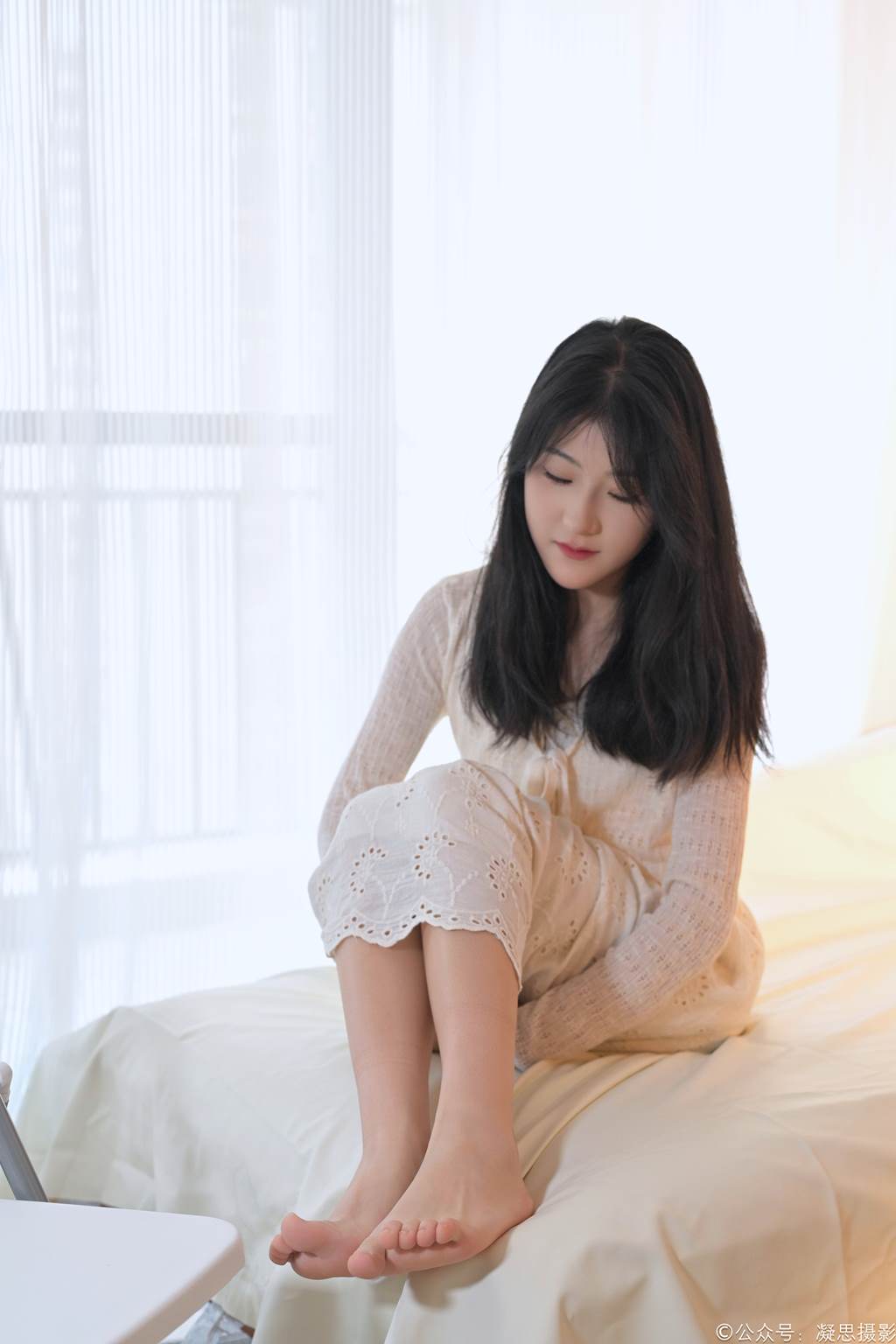 图片[4]-凝思摄影 NO.005 琦琦（连衣裙、短白袜、平底鞋） [134P1V 3.29 GB]-觅颜社