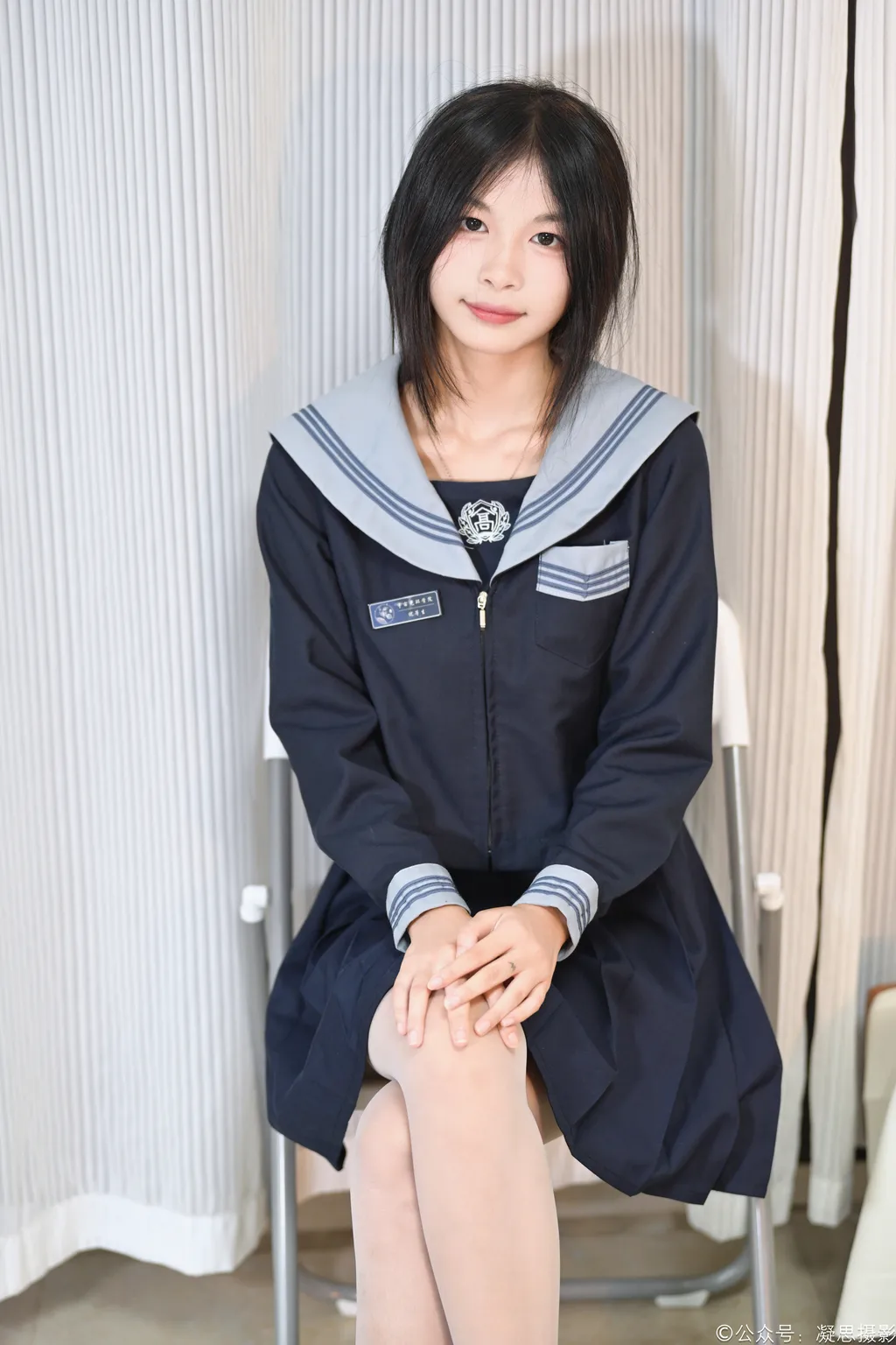 图片[4]-凝思摄影 NO.043 沅沅 （JK制服、连裤白丝、小皮鞋） [150P1V 5.74GB]-觅颜社