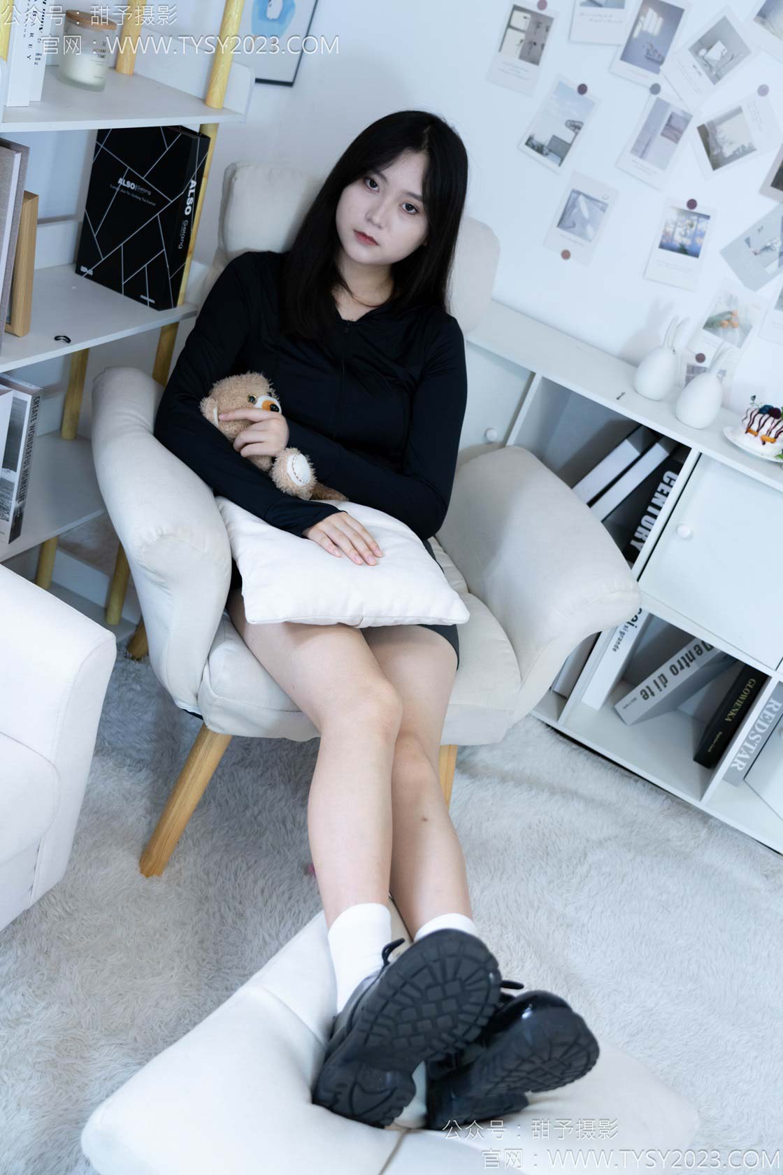 图片[4]-甜予摄影118期：土豆-皮鞋、白棉袜、裸足-觅颜社