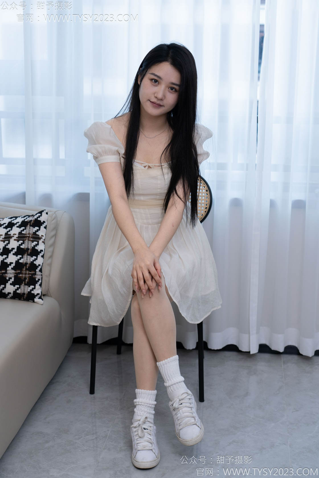 图片[4]-甜予摄影137期：澜澜-板鞋、白棉袜、薄肉丝（脚尖加固款）-觅颜社