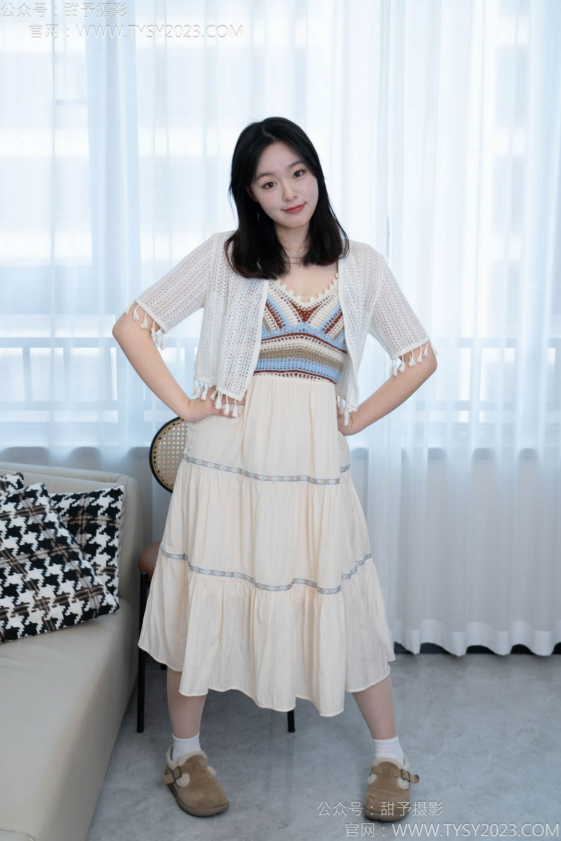 图片[4]-甜予摄影173期：小葵-棉鞋、白棉袜、薄肉丝（脚尖加固）-觅颜社