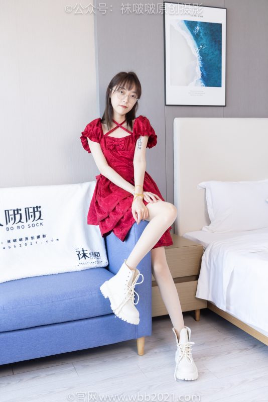 袜啵啵496期：稚予-长靴、短靴、薄肉丝（脚尖加固款）-觅颜社