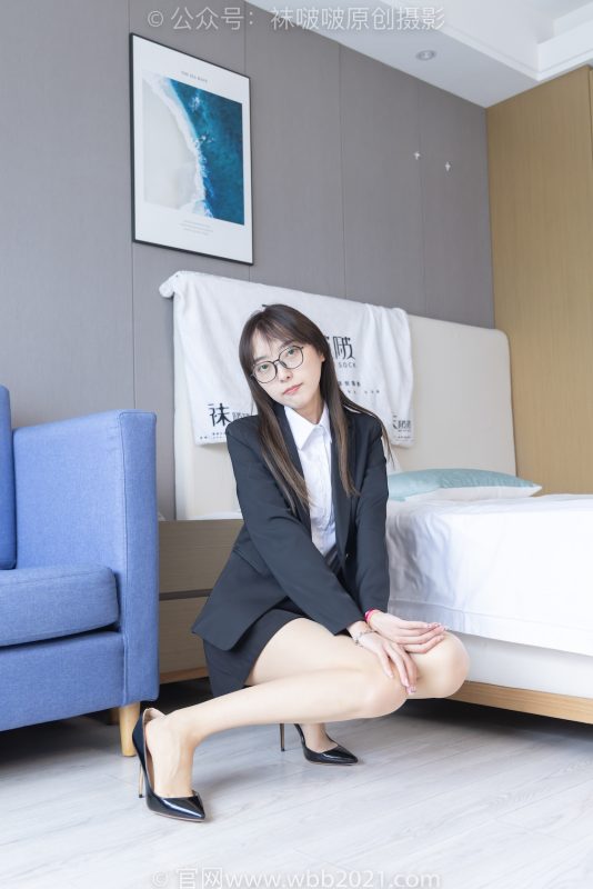 袜啵啵280期：稚予-马丁靴、高跟鞋、黑棉袜、肉丝（脚尖微加固款）-觅颜社