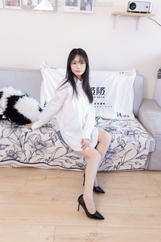 袜啵啵623期：甜甜圈-高跟鞋、薄肉丝（脚尖微加固款）-觅颜社