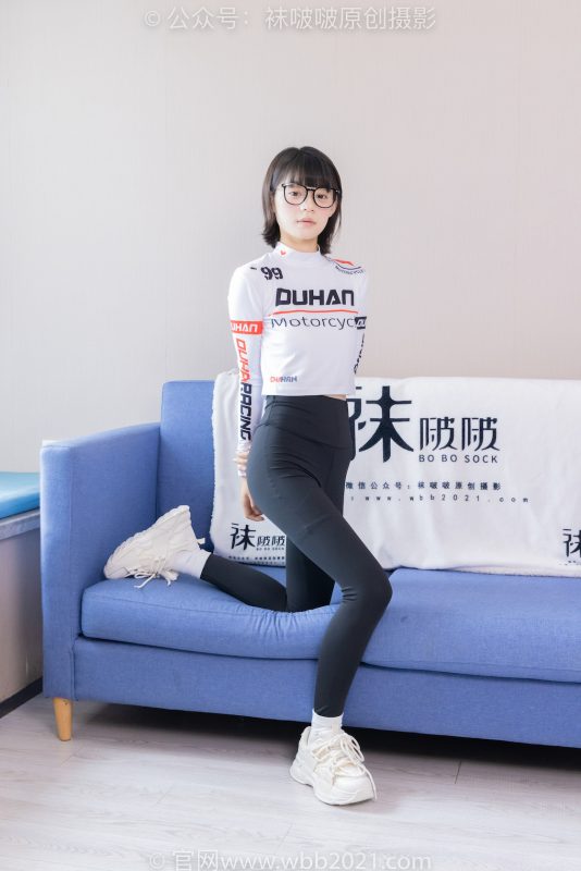 袜啵啵410期：糯米-运动鞋、白棉袜、肉丝（脚尖加固款）、瑜伽裤裤里丝-觅颜社