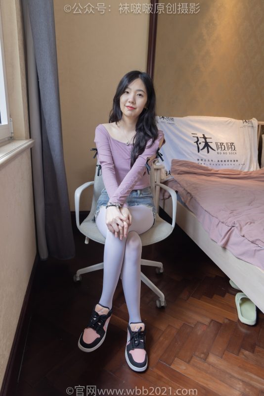 袜啵啵504期：小甜豆-板鞋、厚白丝-觅颜社