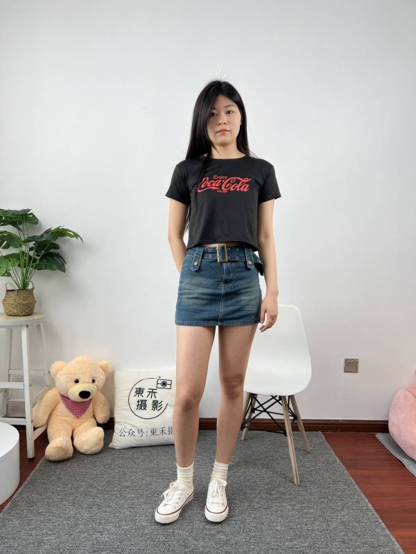 三禾摄影 NO.028 牛仔裙 棉袜 帆布鞋 [184P-1V-751MB]-觅颜社