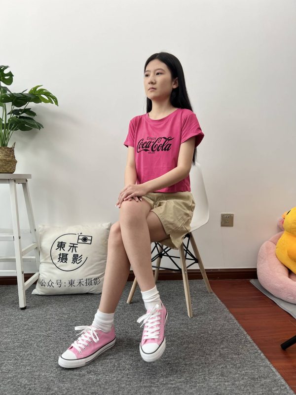 三禾摄影 NO.025 休闲短裤 棉袜 帆布鞋 [182P-1V-755MB]-觅颜社