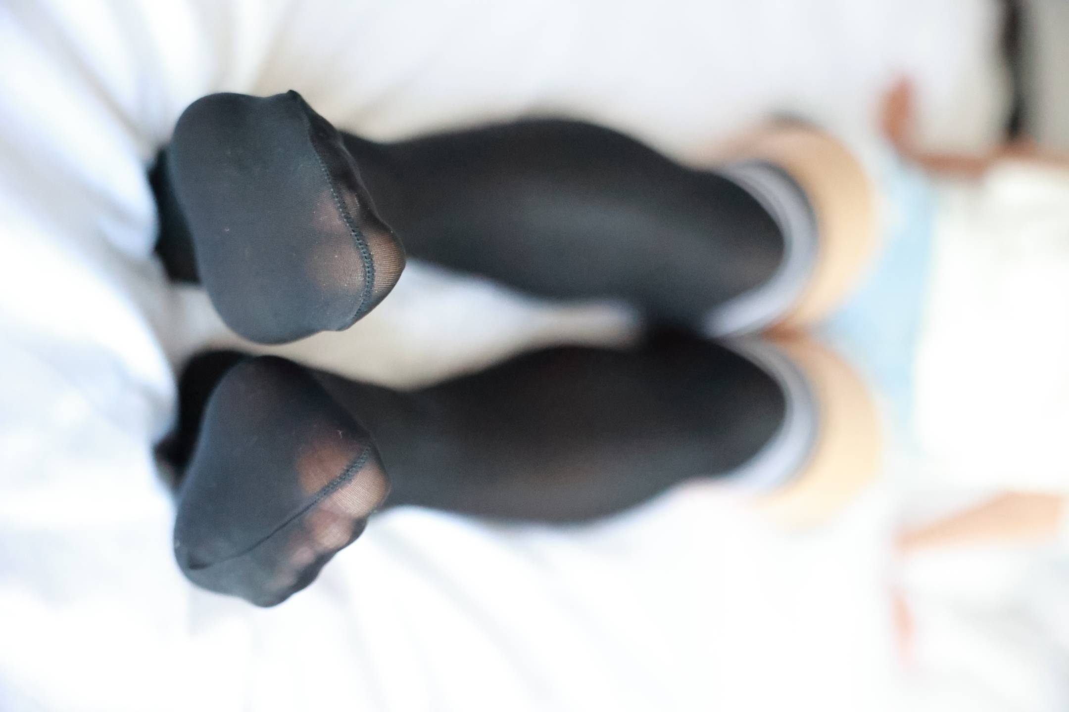 图片[4]-三禾摄影 NO.011 牛仔热裤 高跟 过膝袜