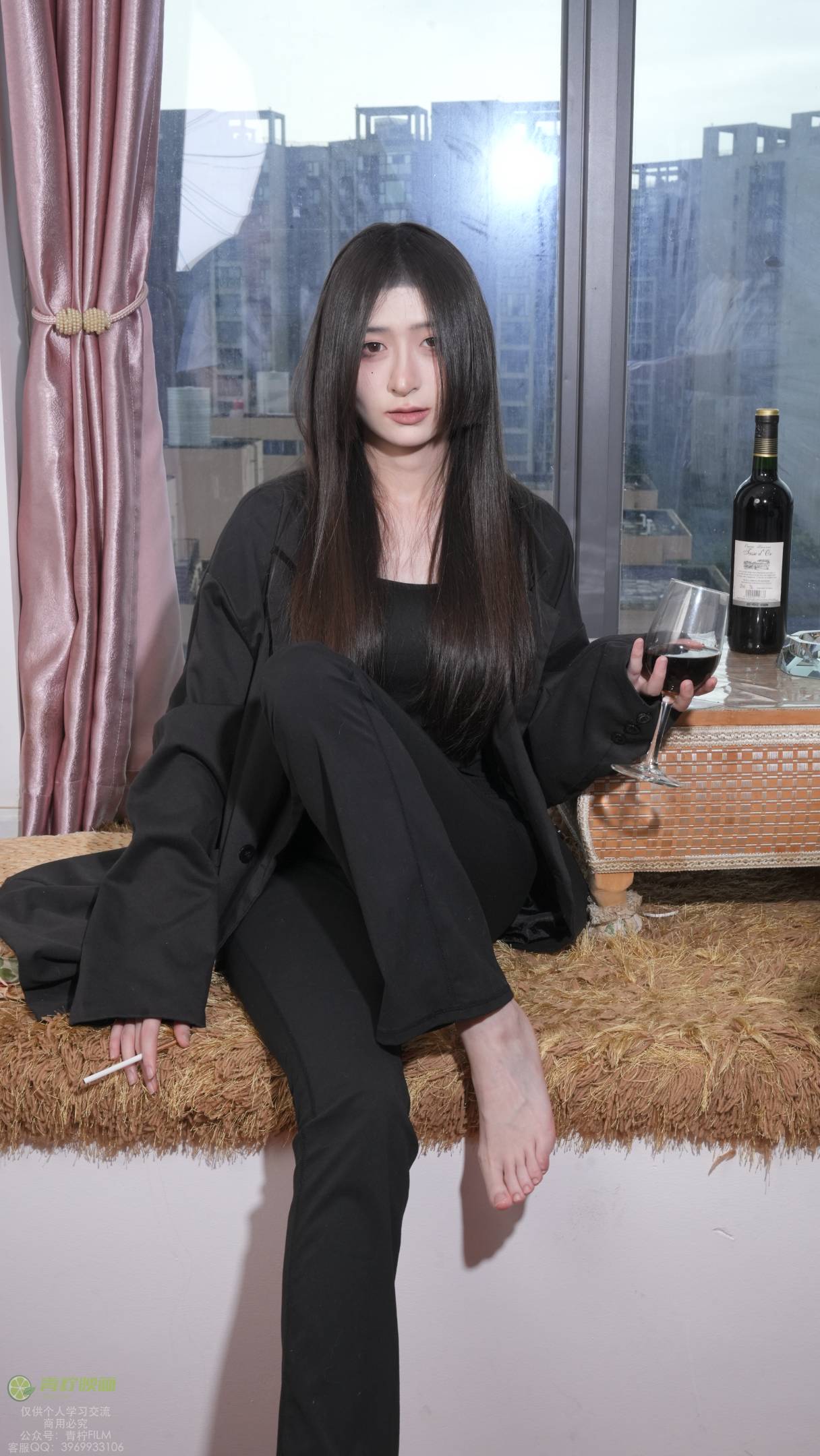 青柠映画 NO.039 AN 西装窗台