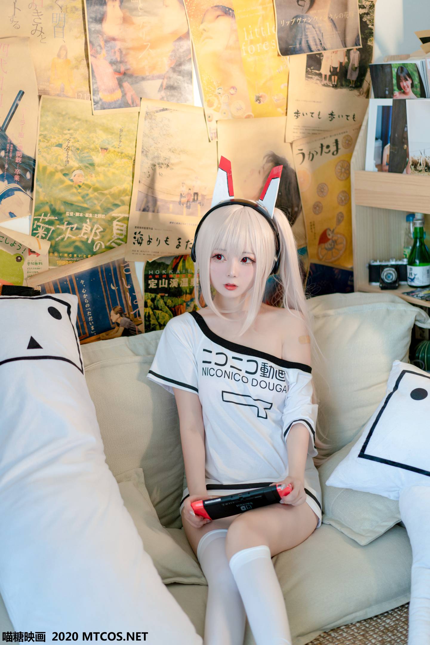 图片[2]-喵糖映画 VOL.113 白丝宅T