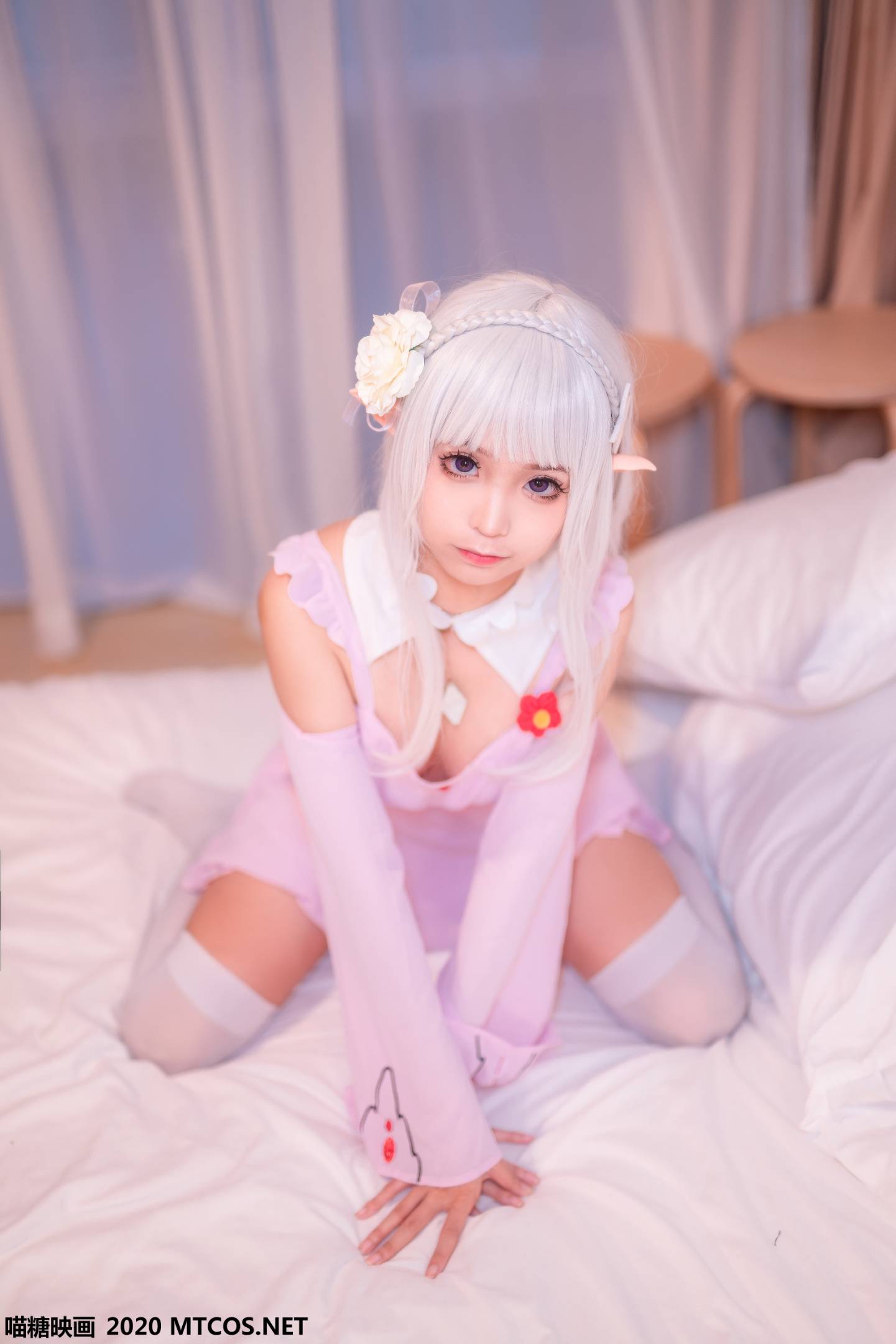 喵糖映画 VOL.118 露肩睡裙 蠢沫沫