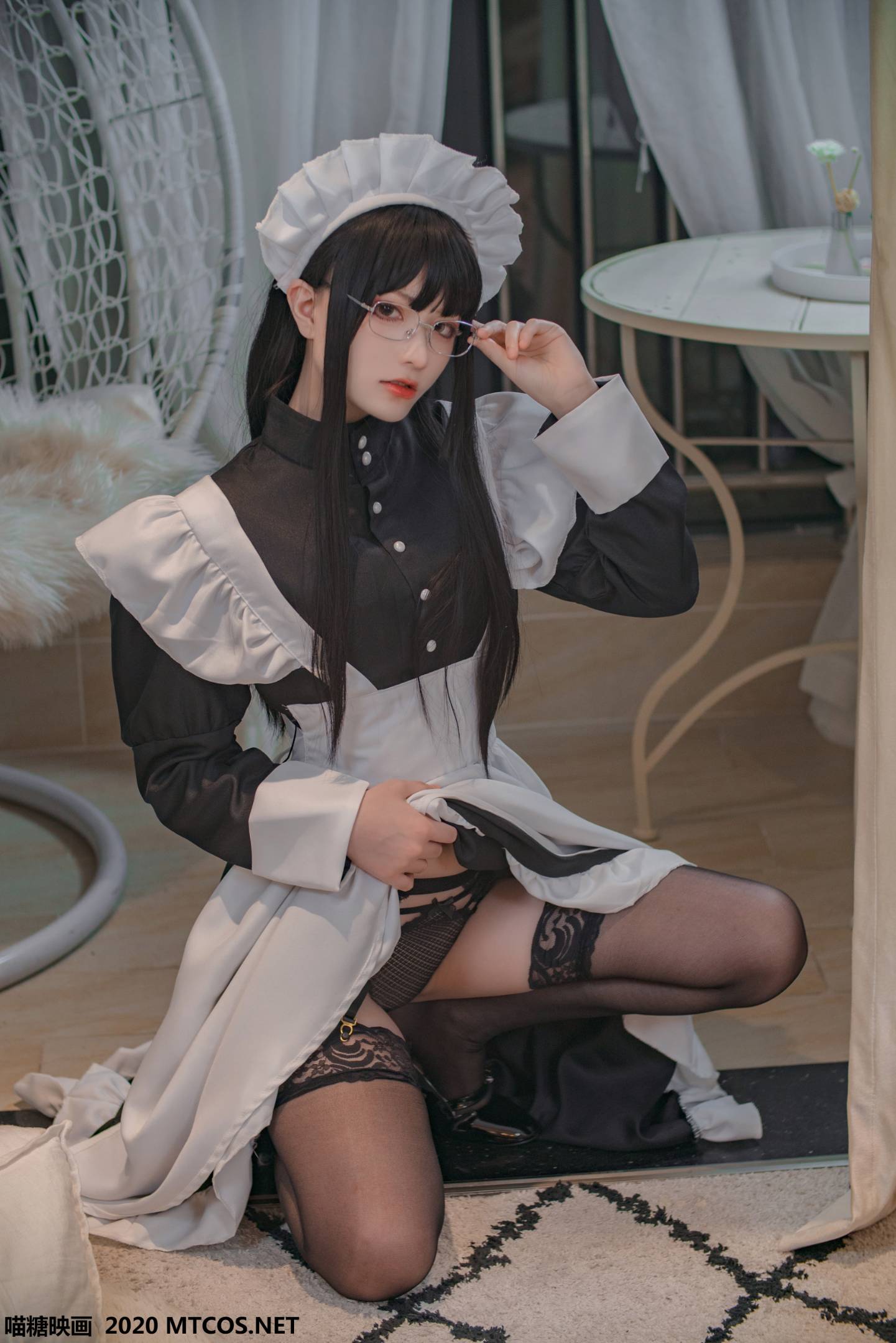 图片[3]-喵糖映画 VOL.120 女仆眼镜娘