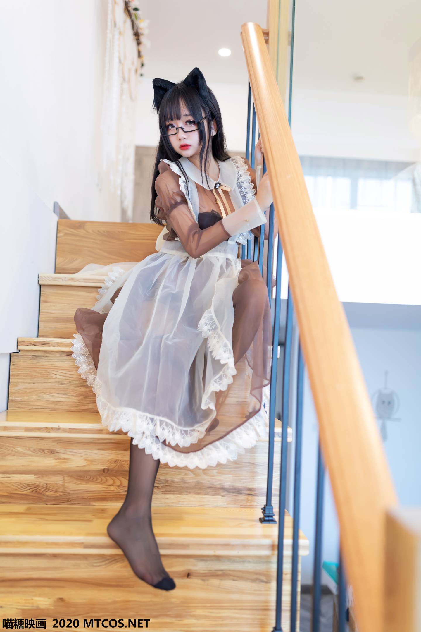 喵糖映画 VOL.125 棕色透明女仆