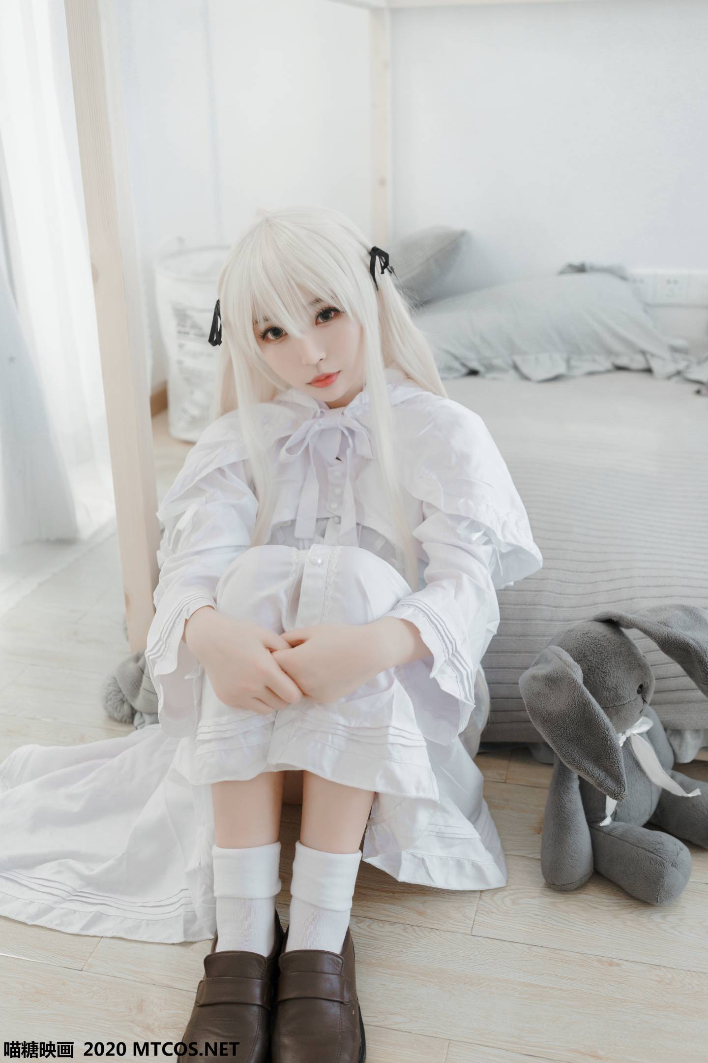 喵糖映画 VOL.140 白裙裸腿