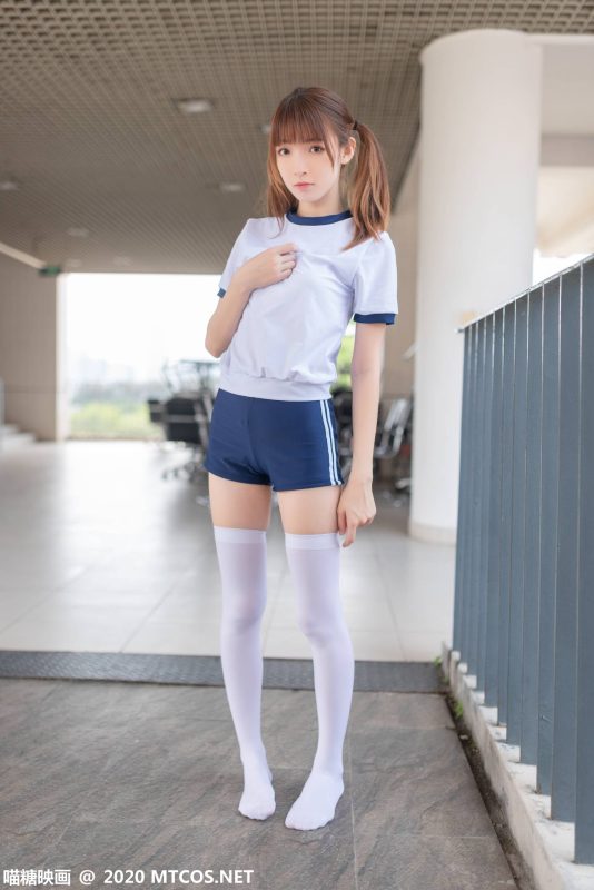 喵糖映画 VOL.182 白袜体操服[50P-325M]-觅颜社