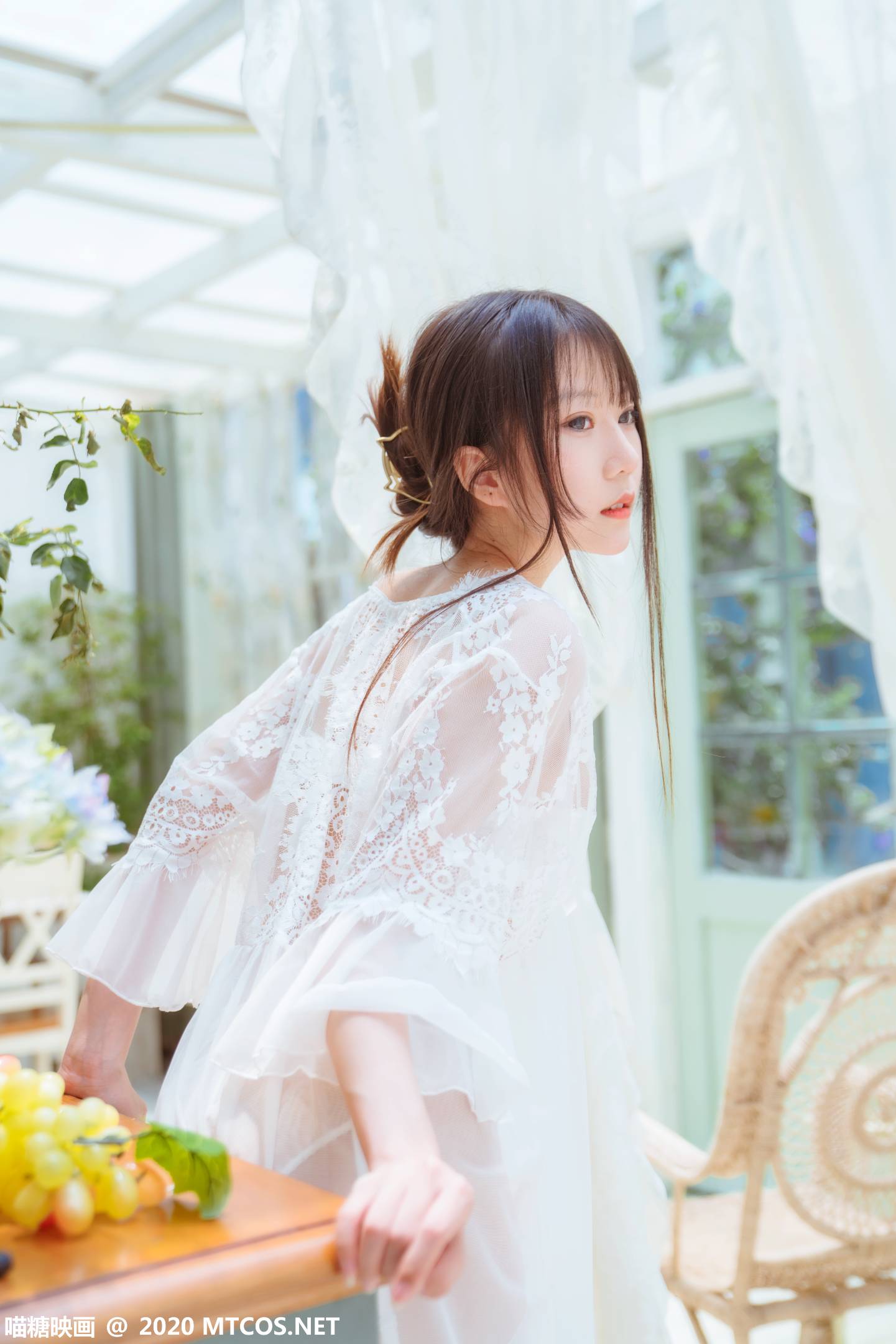 图片[2]-喵糖映画 VOL.197 白裙轻纱