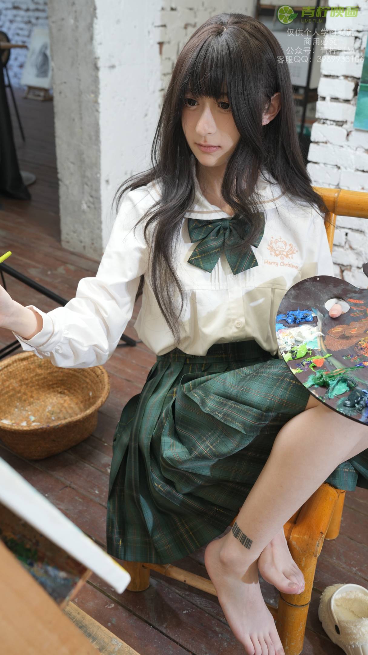 图片[3]-青柠映画 NO.029 AN 画室JK