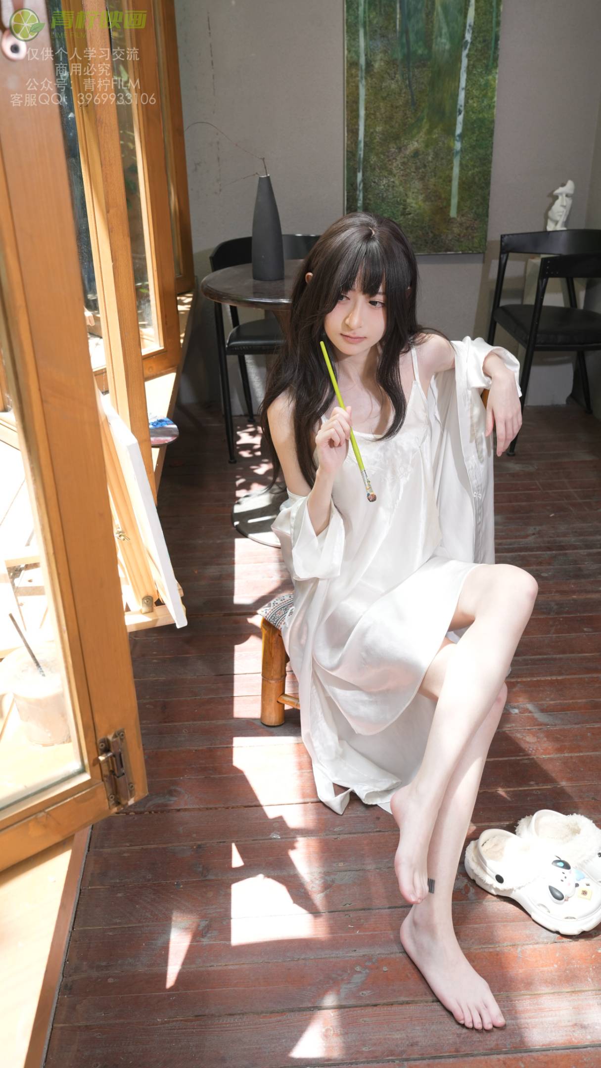 图片[3]-青柠映画 NO.030 AN 画室睡衣