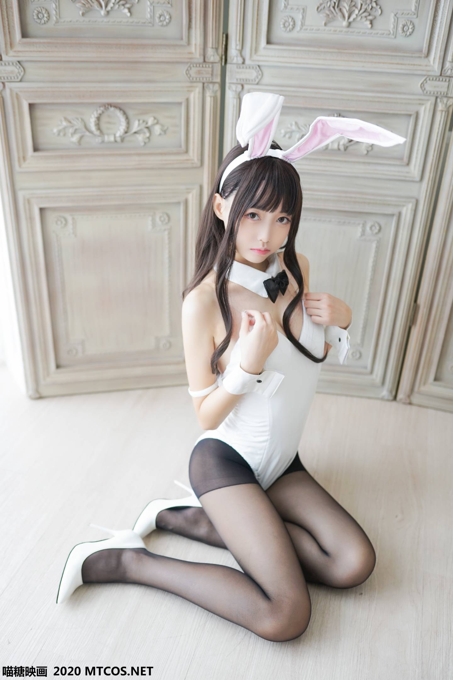 图片[2]-喵糖映画 TML.006 眠白兔女郎