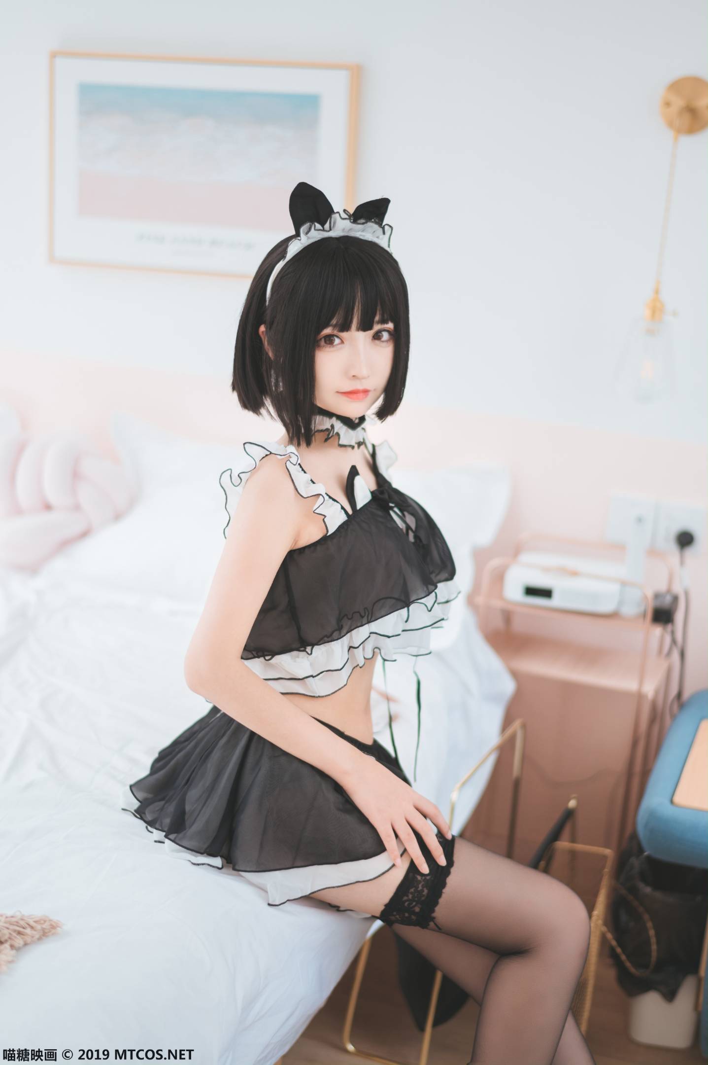 图片[2]-喵糖映画 VOL.060 黑丝猫耳