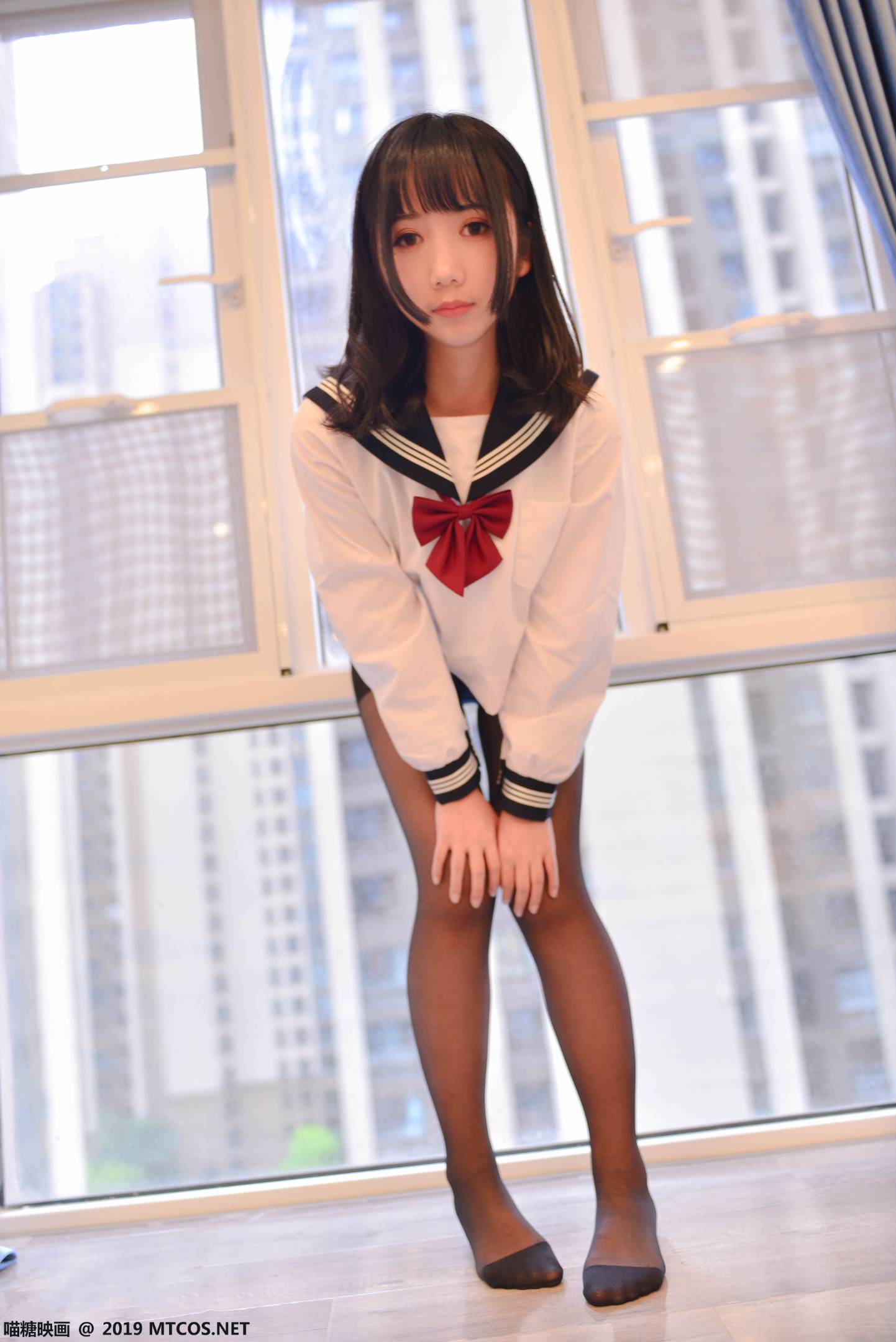 图片[3]-喵糖映画 VOL.064 制服下的死库水