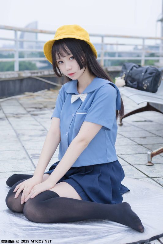 喵糖映画 VOL.070 半度度度喵 小黄帽女孩[48P-376MB]-觅颜社