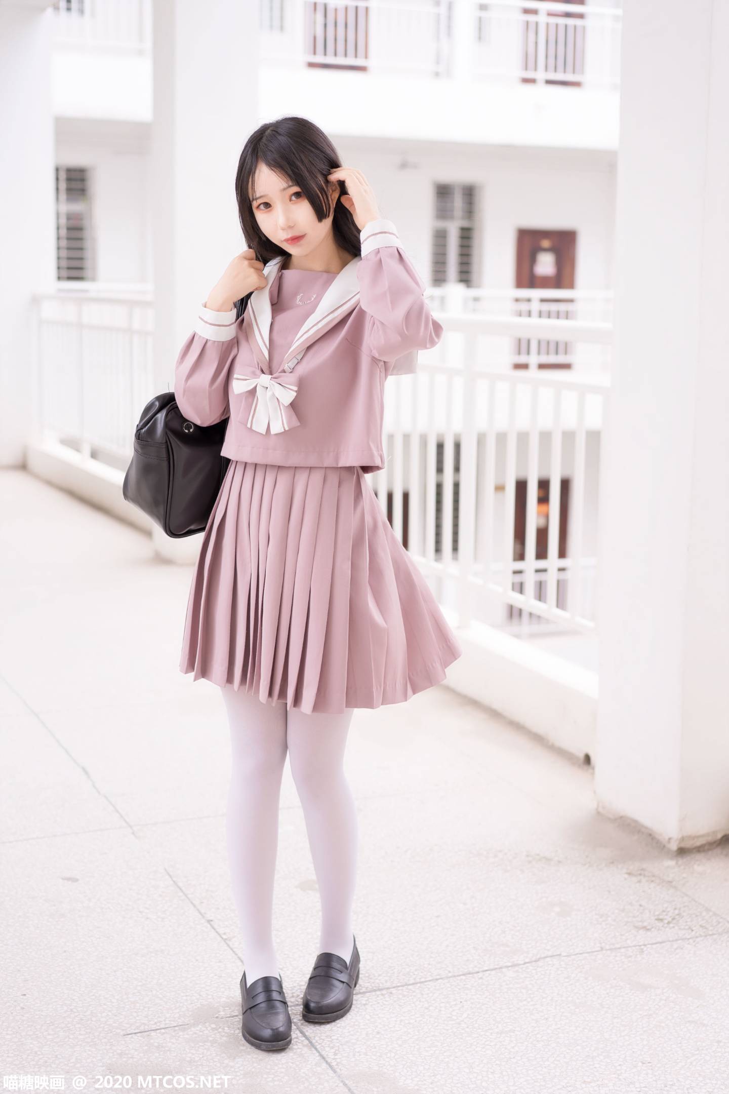 喵糖映画 VOL.074 半度度度喵 粉色JK小姐姐