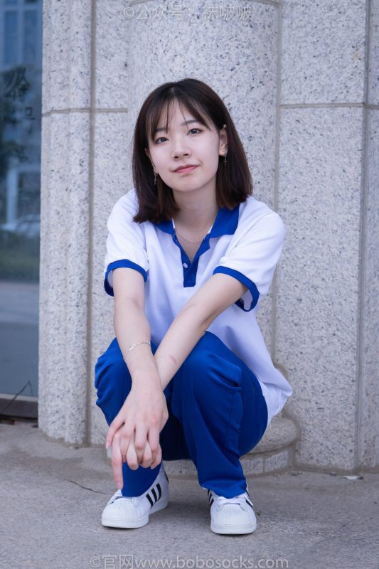 袜啵啵022期：小甜豆-校服、贝壳头、白棉袜、肉丝（脚尖加固款）-觅颜社