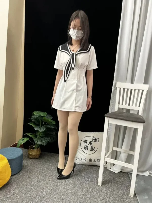 三禾摄影 NO.013 海军白裙 高跟 [264P-1V-4.7GB]-觅颜社