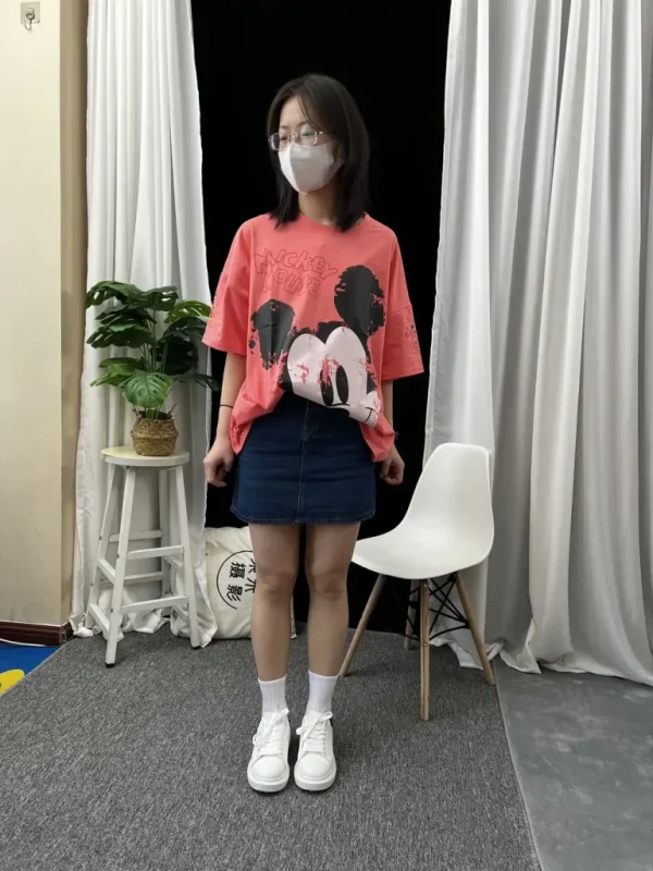 三禾摄影 NO.035 牛仔裙 棉袜 小白鞋 [185P-2V-4.2GB]-觅颜社