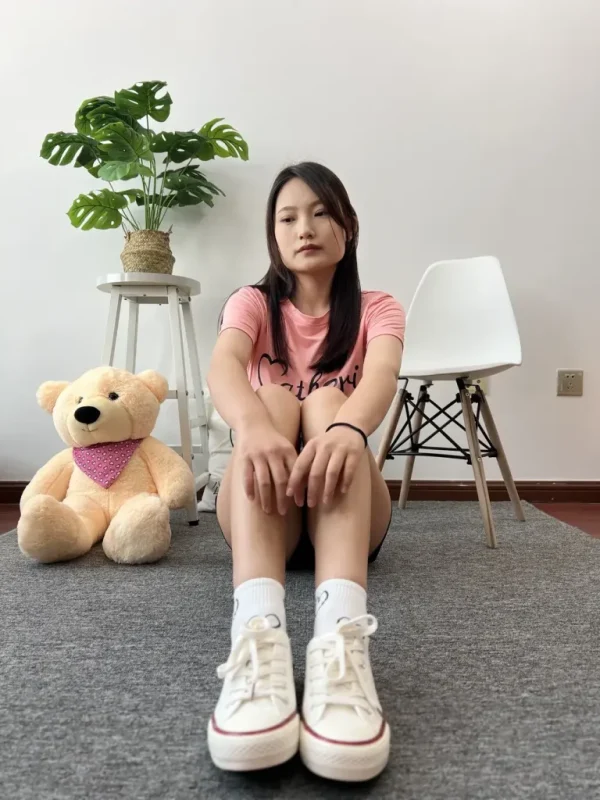 三禾摄影 NO.037 休闲短裤 棉袜 帆布鞋 [171P-2V-1019MB]-觅颜社